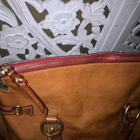 Dooney & Bourke Florentine Large Satchel Natural - Picture 6 of 8